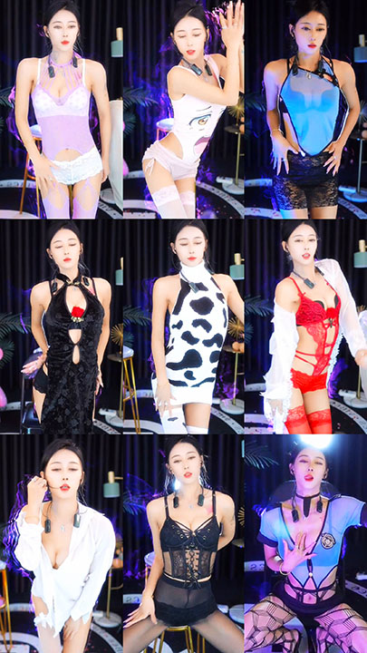 CC|茴香 极品美女情趣内衣换装直播热舞整活专辑 56V/3.41G（视频过多 不一一截图）