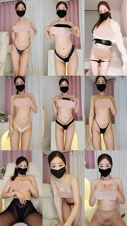 网红主播 하루有一天vvvvvv11 韩KBJ超美网红慢摇热舞合集 9V/1.76G*