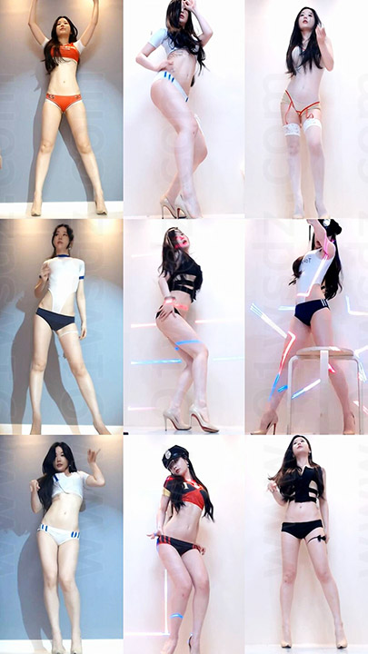 韩国主播 BJ兰 火辣性感身材激情热舞 50V/3.58G